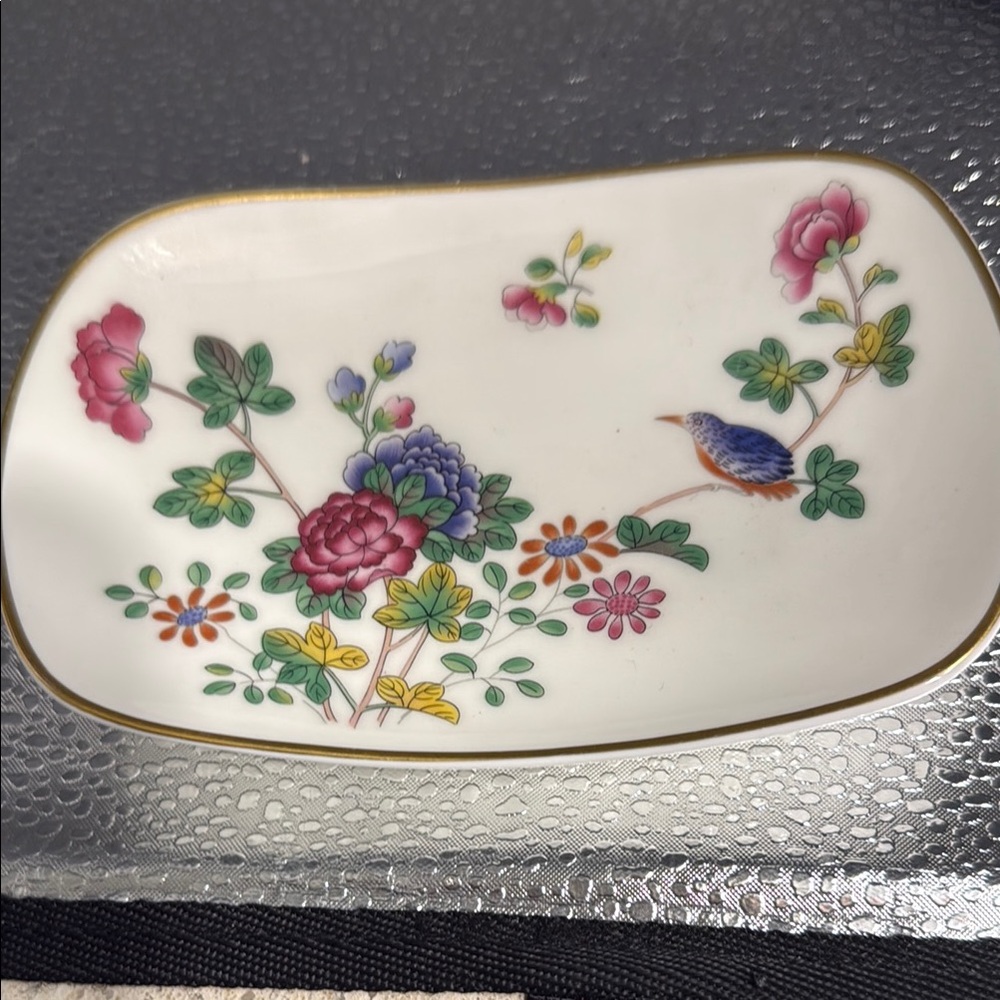 Vintage Wedgwood Floral Trinket Dish